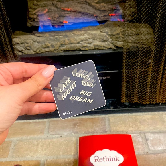 Figs LATE NIGHT LONG DAAY BIG DREAM sticker - Picture 1 of 4